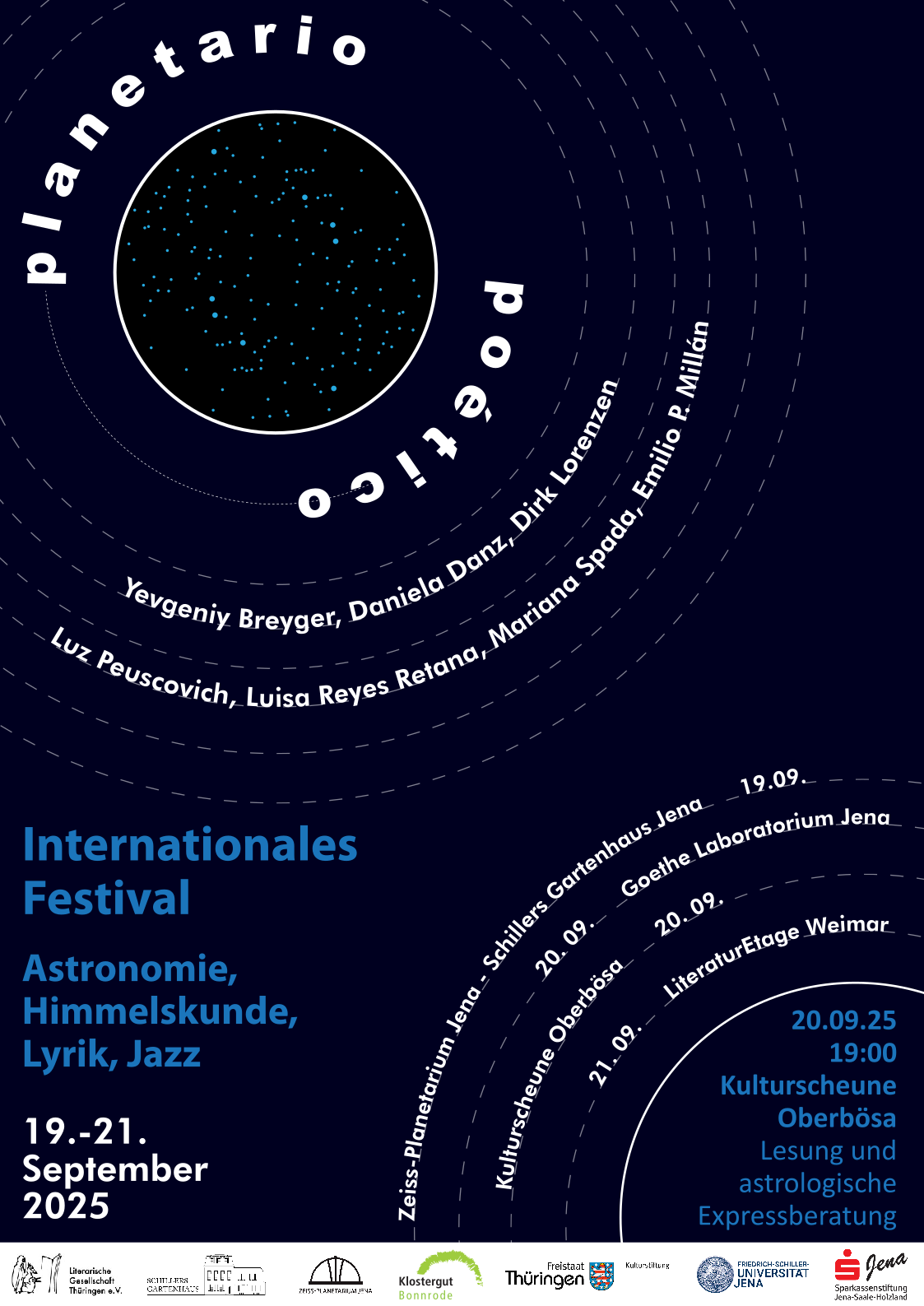 Planetario poético. Internationales Festival